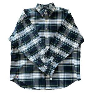 Ralph Lauren Men’s The Big Oxford Plaid Shirt Size L